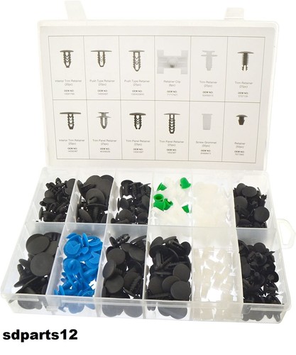 Set clip fissaggio - clip,