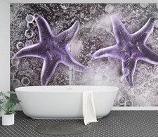 3D Purple Starfish I3041 Wallpaper Mural Self-adhesive Removable Sticker Erin