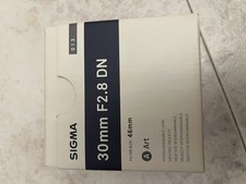 Obiettivo Sigma 30mm-F/2.8 AF DN, Attacco E-Mount