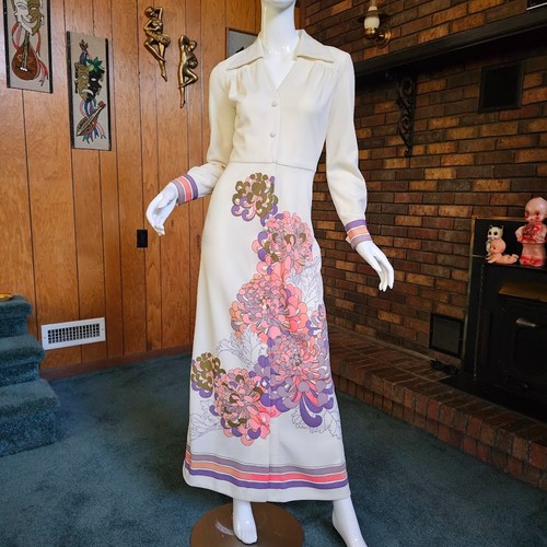 Maxi abito vintage anni - , 70
