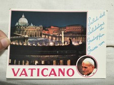 Cartolina Postale Commemorativa Papa Giovanni Paolo II Vaticano San Pietro 1986
