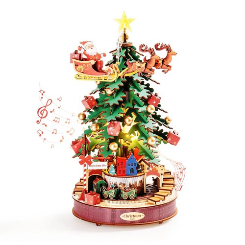 Albero natale puzzle - di,