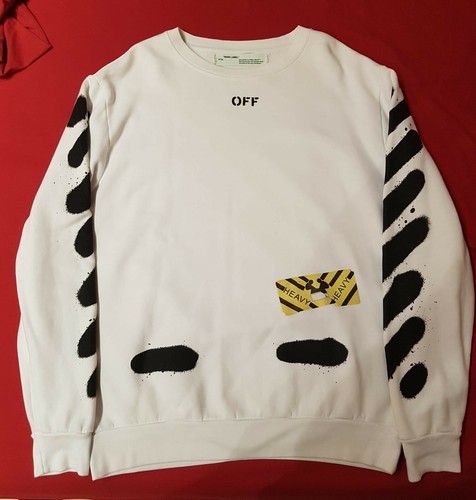 Felpa off white uomo