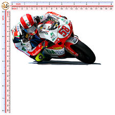 Simoncelli 58 transfer foto moto per t-shirt cotone chiaro scuro 1 pz. cm. 18x10