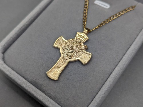 Croce unica oro giallo - in,