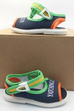 SCARPE SANDALI PAPERINI BIMBO BAMBINO BLU TAGLIA 19 ANTISCIVOLO MADE IN ITALY