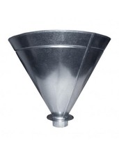 Imbuto in acciaio zincato per