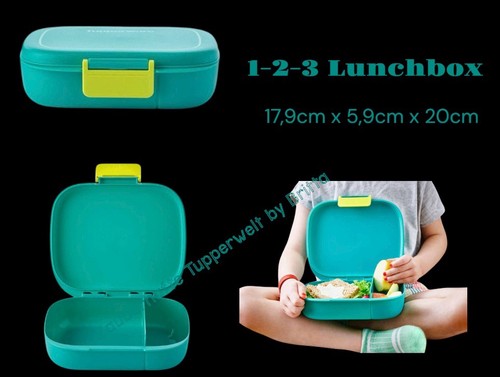 Tupperware 3 lunchbox - 1-2-3,