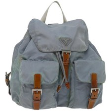 Zaino PRADA Nylon Azzurro