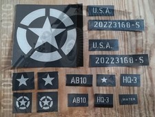 KIT POCHOIR STENCIL SCALE 1/6