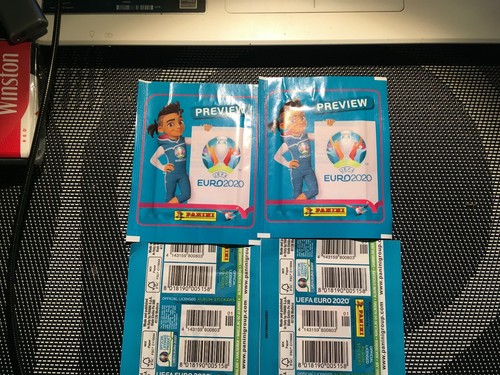 Pochettes panini euro 2020 - pochettes,