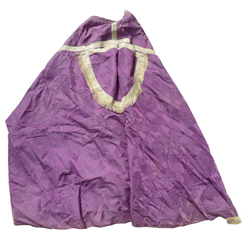 Antico piviale viola paramento - viola,