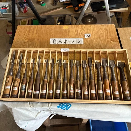 Set scalpelli legno
