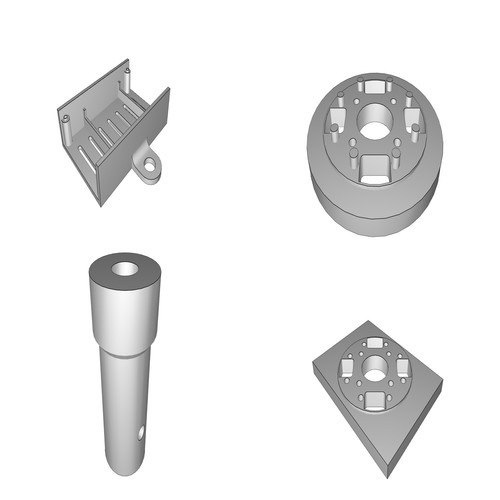 Supporto motore adattatore - e,