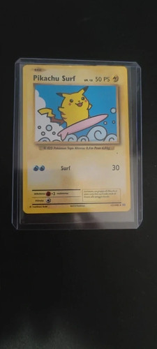 Carta pokèmon pikachu - carta, surf