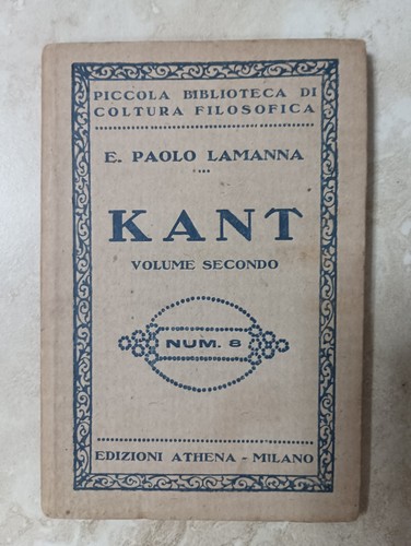 Lamanna kant volume - kant, ii