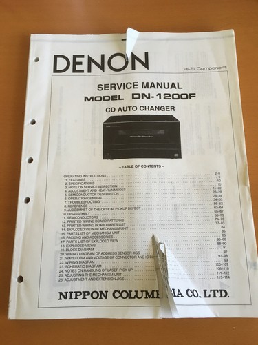 Denon 1200f manuale di - dn-1200f,