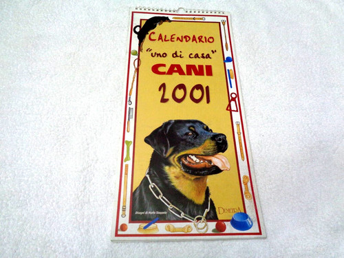 Calendario parete cani 2001 - da,