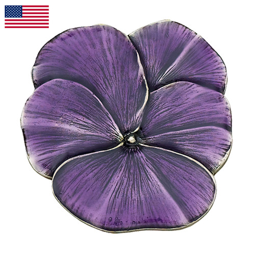 Danforth spilla pansy viola - spilla,