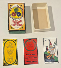 RARO MAZZO CARTE divinazione TAROCCHI - EL GRAN TAROT ESOTERICO - L. PENA LONGA
