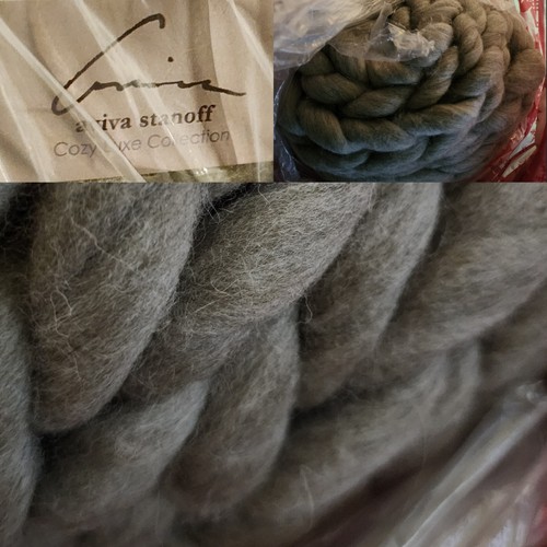 Luxe throw coperta grigio - throw,, coperta,