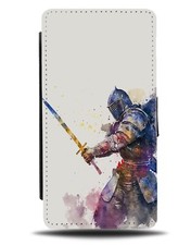 Portafoglio Flip Cavaliere Colorato Acquerello Cavalieri Medievali Medievil DL68 