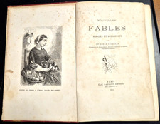 NOUVELLES FABLES MORALES ET RELIGIEUSES di  Caldelar Adèle 1862 Gauguet Libro