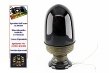 Lampada in vetro rosso per