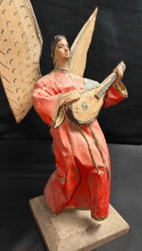Antico angelo cartapesta - antico,