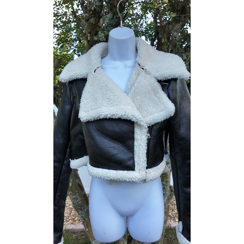 Giacca moto aviatore sherpa
