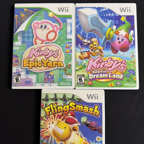 Nintendo kirby wii game - kirby,