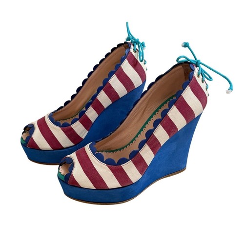 Sandali missoni righe tela - sandali,