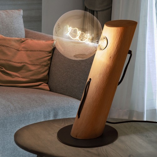 Lampada tavolo legno - lampada, da