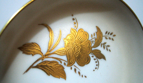 Piatto porcellana amati oro - amati, in