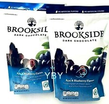 2 Confezioni Brookside Cioccolato Fondente Acai e Mirtilli Aromi 32 oz Ogni Confezione