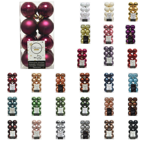 Palline natale 4cm - 16,