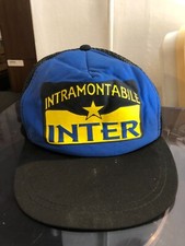 FC INTER MILANO CALCIO CAPPELLO CAPPELLINO VINTAGE INTRAMONTABILE INTER RARO