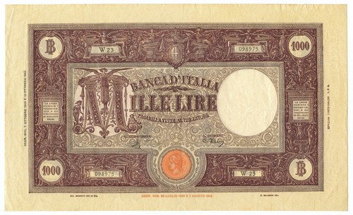 1000 lire barbetti - grande, m