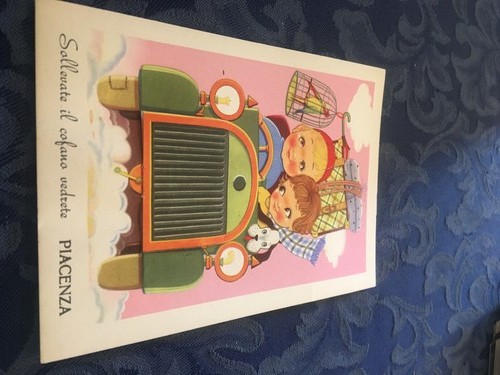 Cartolina piacenza valigetta - piacenza, a