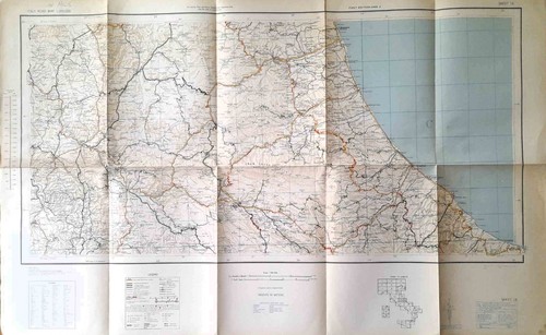 Carta geografica 1943 esercito - geografica,