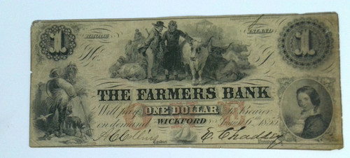 Banconota dollaro 1851 - banconota,