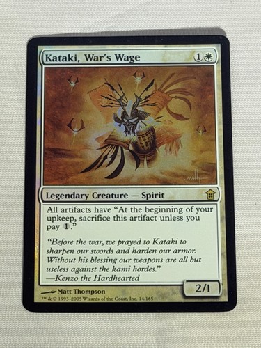 Mtg foil kataki war wage - mtg,