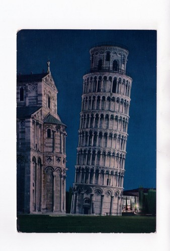 Cartolina pisa torre - pisa,