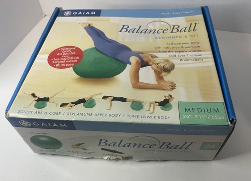 Gaiam balance ball kit - gaiam,