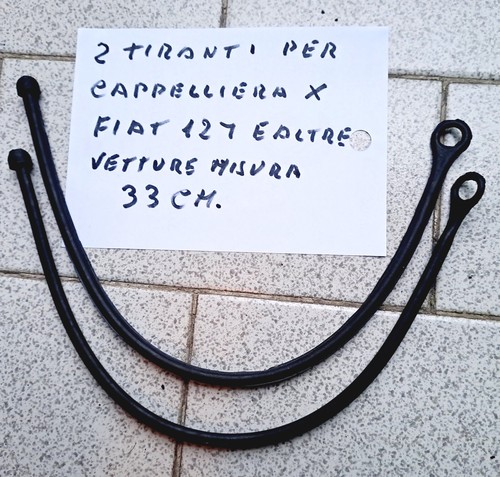 Coppia tiranti cappelliera - tiranti,