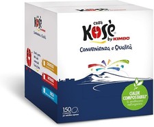 150 Cialde Filtro Carta 44mm Miscela Cremoso Kosè By Kimbo