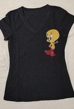 T-shirt Donna Con Scollo A V E Stampa