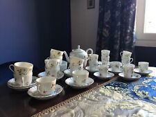 Servizio tè e caffè Ginori VINTAGE da 10 con teiera