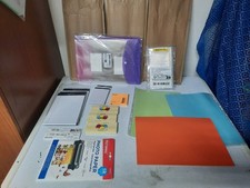 STOCK 1300 PZ CARTOLERIA CANCELLERIA BIRO FOGLI EVIDENZIATORI MARCATORI..