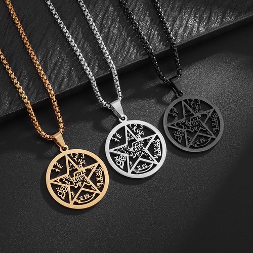 Collana uomo pentagramma - , di